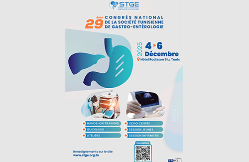 29ème Congrès national de la Société Tunisienne de Gastro-entérologie 2025